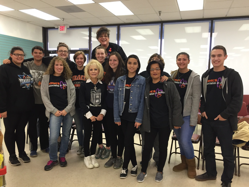 Meet the Volunteers from Cherokee marching band and Kohl’s. Cherry Hill Food Pantry