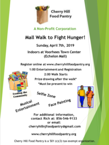 Read more about the article Mall Walk to Fight Hunger! Sunday, April 7th, 2019
