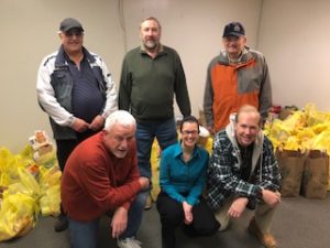 Read more about the article Representatives from Cub Pac # 65 from Haddonfield United Methodist food drive for Cherry Hill Food Pantry